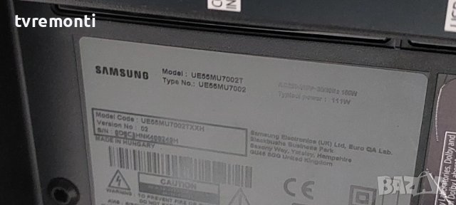 POWER BOARD,BN44-00911A, L55E8NR_MSM, SAMSUNG UE55MU7002T, снимка 5 - Части и Платки - 38183331