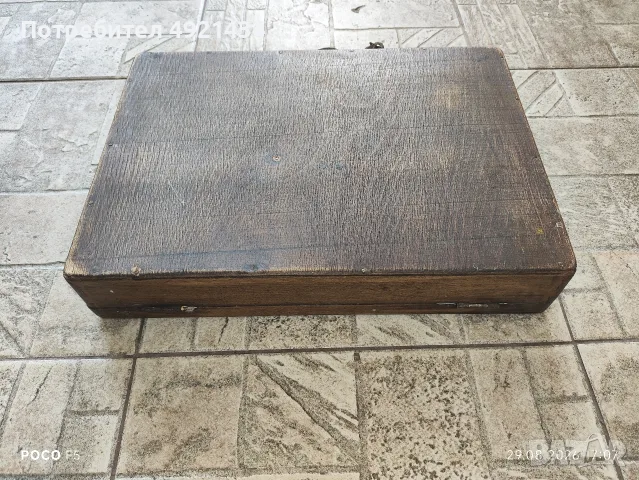Старо дървено куфарче на художник и палитри, снимка 3 - Картини - 55861424