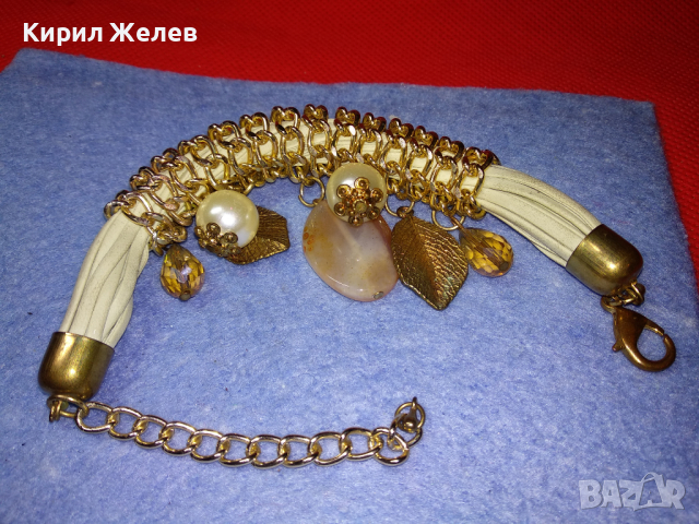 ГИЗДАВА МОДНА ВИНТИДЖ АРТ ГРИВНА ХЕНД - МЕЙД БИЖУ 44157, снимка 11 - Гривни - 44756145