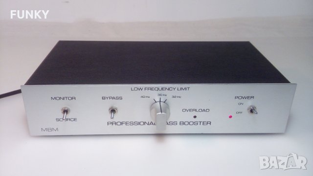 MBM Professional Bass Booster, снимка 3 - Ресийвъри, усилватели, смесителни пултове - 34386909