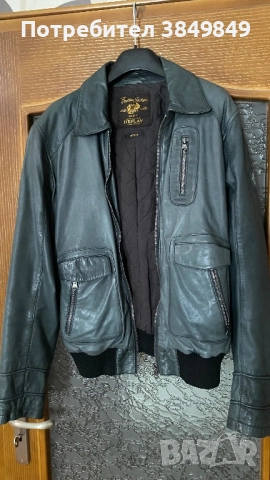 Replay M кожено яке , снимка 2 - Якета - 44390728