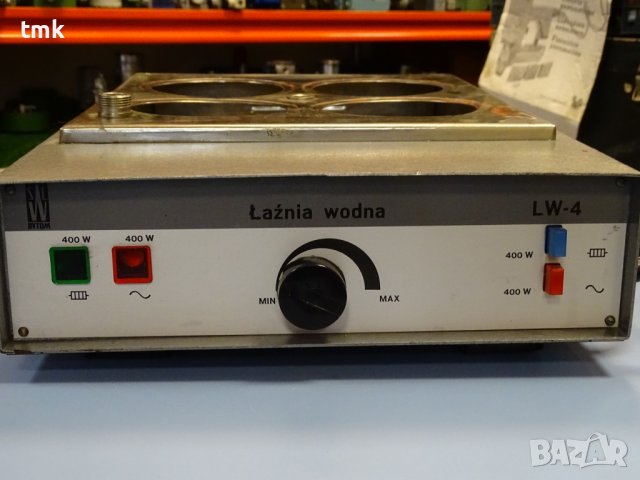 водна баня лабораторна Laznia wodna LW-4 220V, 50Hz, снимка 2 - Други машини и части - 37306633