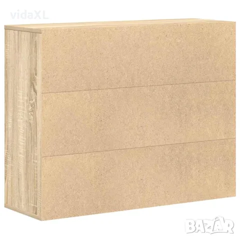 vidaXL Бюфет, дъб сонома, 88x30x70 см, инженерно дърво, снимка 6 - Бюфети - 56147763
