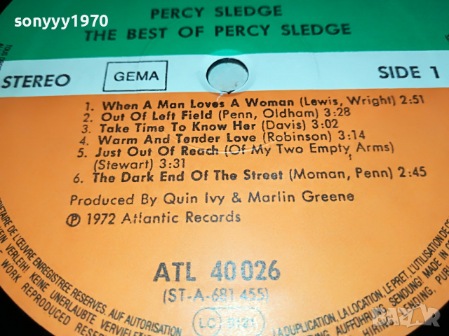 PERCY SLEDGE-MADE IN GERMANY 1504220937, снимка 17 - Грамофонни плочи - 36463484