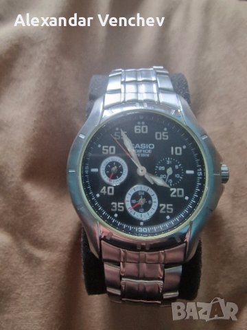 Casio Edifice метален часовник , снимка 2 - Мъжки - 44386414