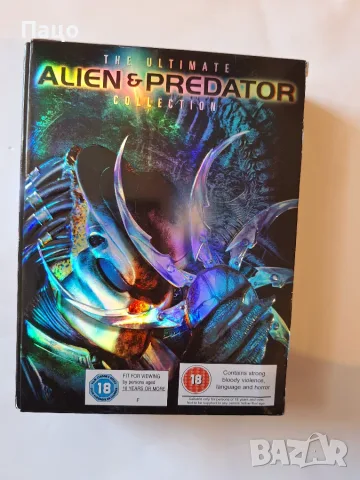ULTIMATE ALIEN AND PREDATOR COLLECTION DVD 7 FILMS RATED 18, снимка 2 - DVD филми - 55771128