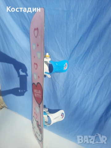 Сноуборд 128см. Head Hello Kitty с автомати, снимка 9 - Зимни спортове - 52770459