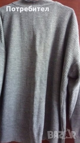 Мъжка вълнена жилетка Л-ХЛ, снимка 5 - Пуловери - 34059360