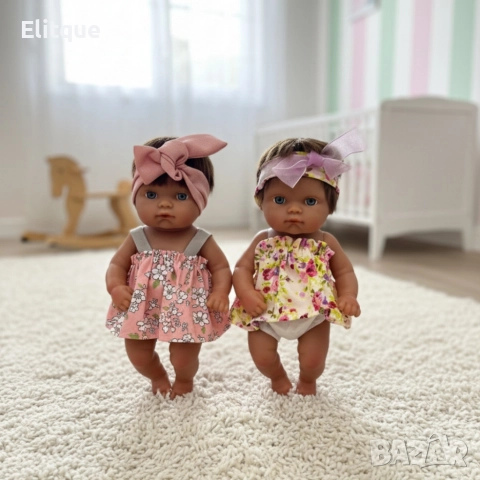 Бебе кукла 25 см с подвижни ръце и крака – идеален подарък за малките грижещи се сърца, снимка 9 - Кукли - 52844383