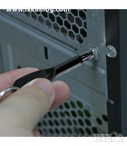 ПРАКТИЧЕН КЛЮЧОДЪРЖАТЕЛ С ДВЕ ОТВЕРТКИ С ФОРМА НА КЛЮЧ - код 2976, снимка 4 - Отвертки - 33904717