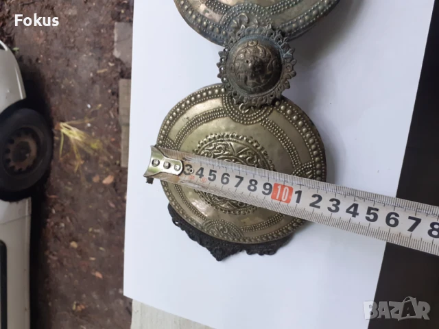 Голяма стара пафта пафти чапрази - сачан - за носия, снимка 6 - Антикварни и старинни предмети - 50839328