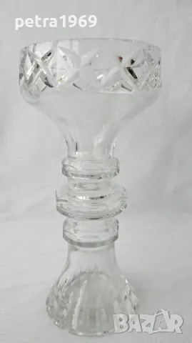 Кристални вази, снимка 8 - Вази - 49679498