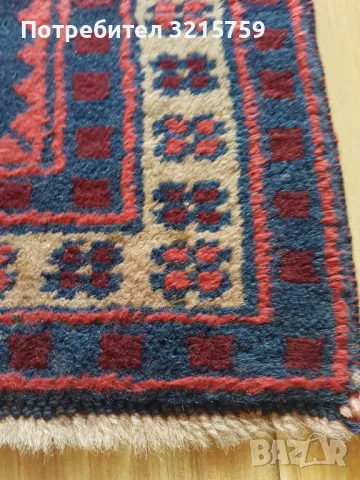 19С рядък антикварен молитвен вълнен килим Тюркменистан, снимка 5 - Антикварни и старинни предмети - 47812442