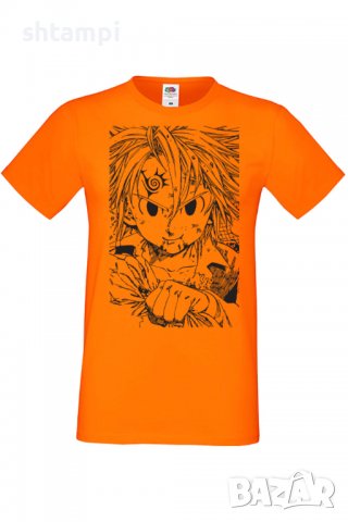 Мъжка тениска,The Seven Deadly Sins Meliodas 02,Анимация,игра,Празник,Повод,, снимка 6 - Тениски - 37978728