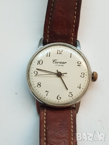 Мъжки часовник Corsar 17 jewels, снимка 4 - Антикварни и старинни предмети - 39155319