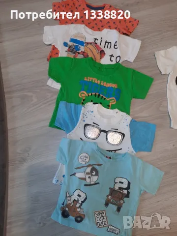 детски тениски 6-9м и 9-12м, снимка 7 - Детски тениски и потници - 47914650