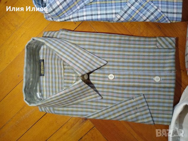 Нови мъжки памучни ризи, 6 броя, снимка 3 - Ризи - 38365042
