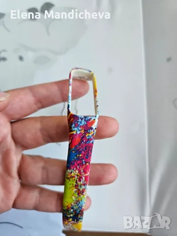Каишка за Samsung Galaxy Fit 2 метална верижка от неръждаема стомана за смарт гривна Samsung Galaxy, снимка 9 - Смарт гривни - 56112292