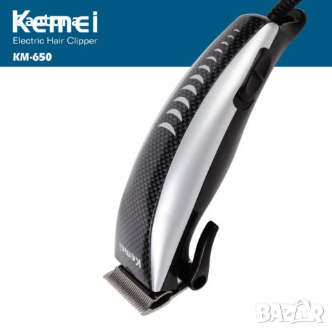 Професионален комплект Машинка за подстригване + приставки Kemei KM-650, снимка 1
