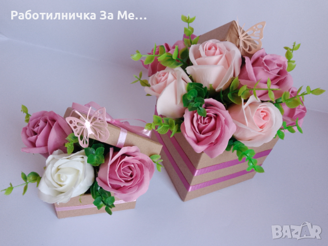 Аранжировки със сапунени рози, снимка 7 - Други - 35978233
