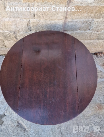 Винтидж дървена масичка, снимка 4 - Маси - 52617419