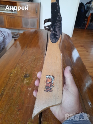 Стара детска играчка,пушка #6, снимка 5 - Други ценни предмети - 52110785