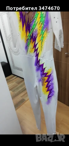 Трико за художествена гимнастика, акробатика (гащеризони) за 11-13 год, снимка 6 - Други спортове - 51328469