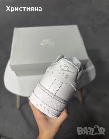 Nike Air Force 1 ‘07 White, снимка 4 - Детски маратонки - 56444144