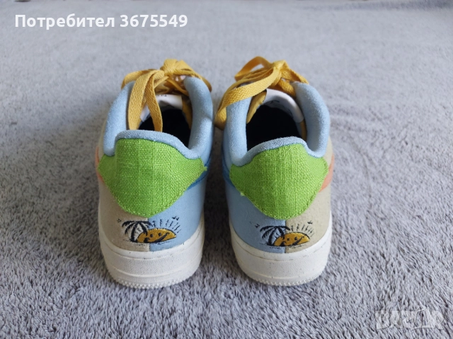 Дамски обувки Nike Air Force 1 Low '07 LV8 "Next Nature Sun Club" - размер 39, снимка 4 - Маратонки - 52292911
