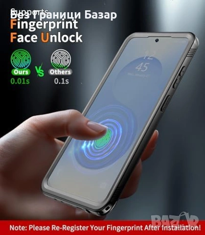 Нов кейс Samsung Galaxy S26 водоустойчив твърд калъф 360 черен, снимка 6 - Калъфи, кейсове - 53875679