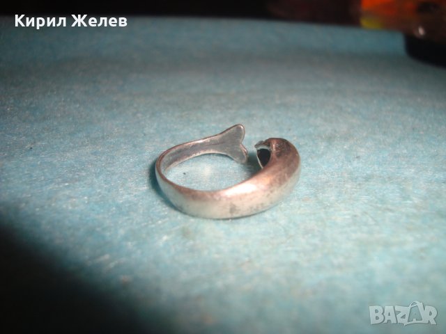ФИГУРАЛЕН СТАР СРЕБЪРЕН ПРЪСТЕН ДЕЛФИН ВИСОКА ПРОБА СРЕБРО ХУДОЖЕСТВЕНА МАЙСТОРСКА ИЗРАБОТКА 26893, снимка 10 - Пръстени - 34884073