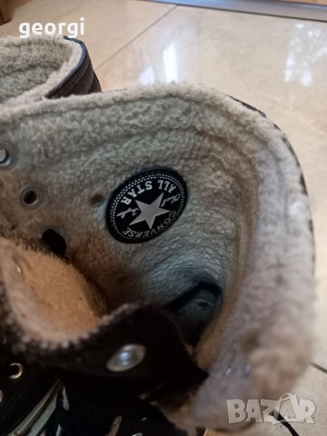 Зимни кецове Converse естествена кожа   4/4, снимка 5 - Кецове - 39022696