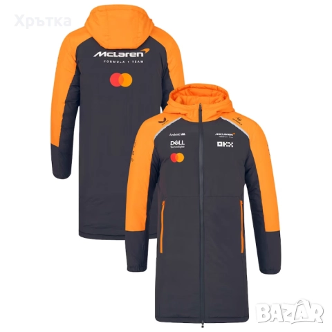 🏆 McLaren F1 Team Long Jacket - Оригинално мъжко яке / парка размер L