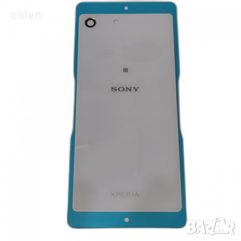 Заден капак, панел стъкло за Sony Xperia M5 / Бял