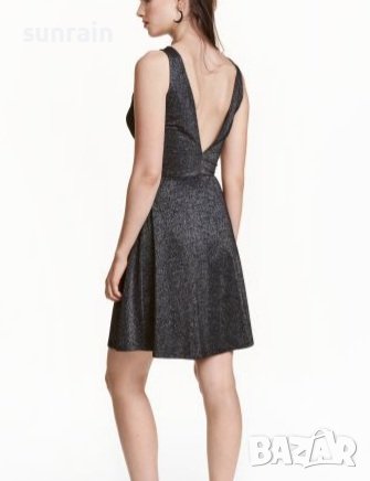 дамска рокля H&M silver, снимка 2 - Рокли - 42507050