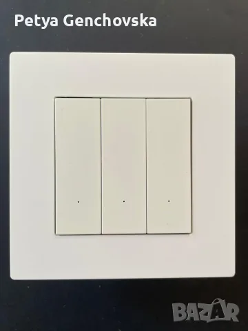 Zigbee смарт ключ за осветление – 3 бутона