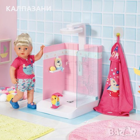BABY born Bath Walk in Shower 830604, снимка 3 - Кукли - 35066621