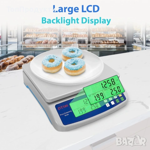Мини електрическа везна 30 кг DT-580, снимка 4 - Електронни везни - 53147798