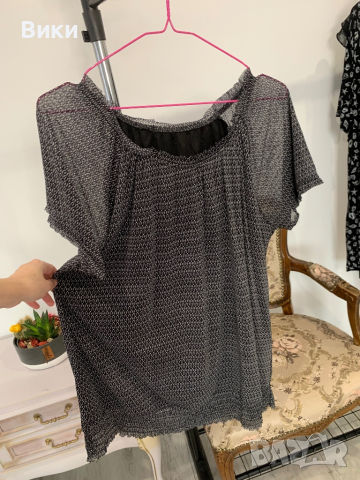 Красива блуза в размер L, снимка 8 - Тениски - 44607234