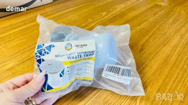 Капак за сифон на душ Sandy Beach с бърз поток (90 мм дупка/115 мм капак), снимка 7 - Други стоки за дома - 49242431