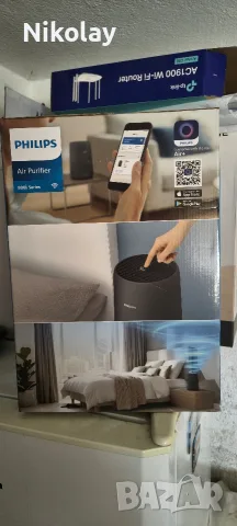 Компактен пречиствател на въздух Philips 800i, снимка 2 - Овлажнители и пречистватели за въздух - 55852384