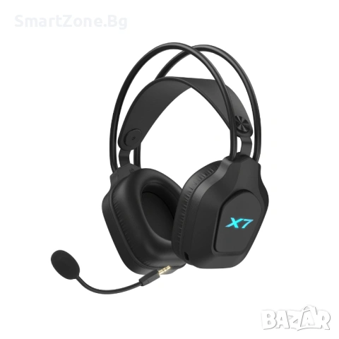 Геймърски безжични слушалки A4tech X7 XR-200, Bluetooth, RGB, черни