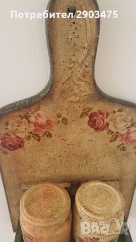 Винтидж дъска с поставка, снимка 3 - Аксесоари за кухня - 31108910