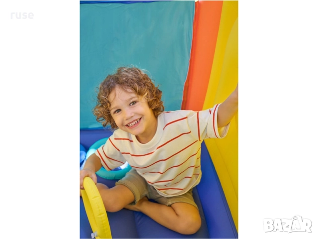 НОВИ! Надуваем детски замък батут с баскетболен кош , снимка 11 - Надуваеми играчки - 51694321