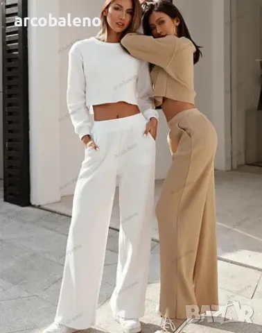 Дамски ежедневен комплект от две части, 2цвята 