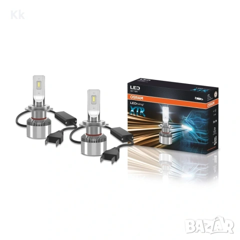 Комплект LED крушки за автомобил Osram LEDriving XTR H7, 64210DWXTR, 18W, 12V, PX26D.