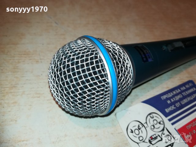 shure beta sm58s-profi-внос швеицария 2111201939, снимка 12 - Микрофони - 30867101