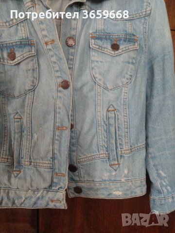 Дамско дънково яке,размер 16(42-44), снимка 3 - Якета - 42101017