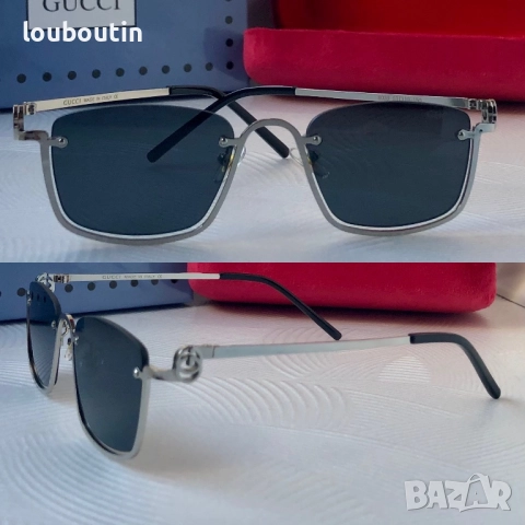 GUCCI 1:1 дамски слънчеви очила правоъгълни 4 цвята, снимка 3 - Слънчеви и диоптрични очила - 52915236