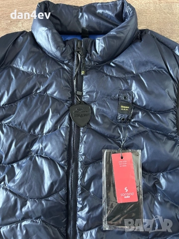 Елек Blauer USA 'DANNY' син, снимка 5 - Якета - 54194148